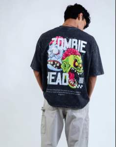 Camiseta de moda urbana con estampado DTF de alta calidad, camiseta de 300 GSM para hombre, ideal para la moda de invierno. - Product Image 5