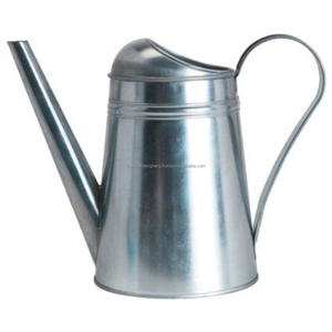 Regadera de hoja de hierro Impresión de logotipo personalizado Caña de agua de metal OEM ODM Regadera de jardín decorativa galvanizada personalizada a granel - Product Image 1