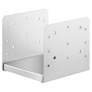 1 pz staffa di ancoraggio regolabile in acciaio inox 8 "x 8" Base Post per padiglione ponte portico supporto porta puntoni - Product Image 1