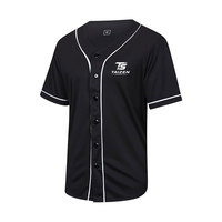 Jersey Baseball Lengan Pendek Berkualitas Tinggi Cepat Kering Bernapas Nyaman