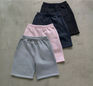 Pantalones Cortos Deportivos Personalizados para Hombre, 100% Algodón, Ecológicos, Transpirables, con Cordón Ajustable en la Cintura, Bordado Personalizado - Product Image 1