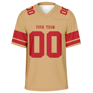 Maillot de football américain sublimé professionnel, dernière qualité, design personnalisé imprimé, maillot de football américain - Product Image 1