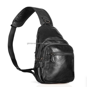 FULL GRAIN GENUINE LEATHER CROSSBODY BAG <b>CHEST</b> BAG USED <b>for</b> WORK and TRAVEL IN THREE DISTINCTIVE COLORS - Product Image 1
