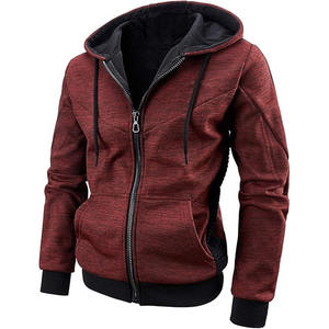 Sweat-shirts à capuche surdimensionnés en coton épais de qualité supérieure, personnalisables avec logo, grandes tailles pour hommes - Product Image 1