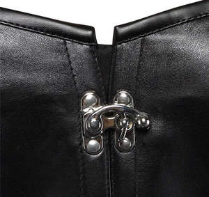 Faja moldeadora de cuerpo de calidad, corsé bustier de cuero para mujer, corsé top de cintura delgada para mujer con precio económico OEM - Product Image 4