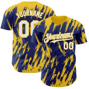 Maillot de baseball d'hiver personnalisé vierge avec logo frontal, entièrement boutonné, en coton biologique antibactérien, unisexe, col en V, sérigraphie sur sangle en T - Product Image 1