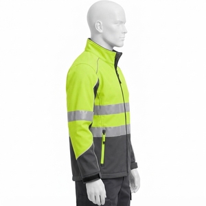 Ropa de Trabajo Ligera y Cómoda para Exteriores, Chaqueta de Seguridad OEM, Ropa de Trabajo Industrial, Detalles Reflectantes, Tela Resistente - Product Image 4