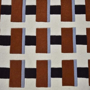 Tapis géométrique moderne à carreaux, rectangulaire, en laine tuftée à la main, antidérapant, pour salon, chambre, couverture de sol, décoration intérieure - Product Image 4