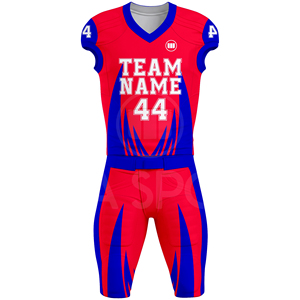 Custom American Football Uniform Jersey Pants Set Quick Dry Breathable Fabric Tackle Twill Numbers Team Wear Supplier - Product Image 2