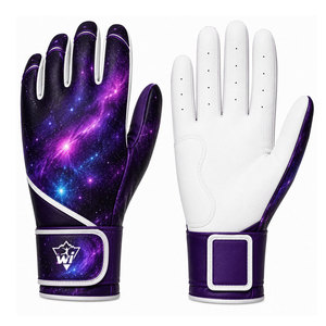 Gants de frappe légers pour hommes, sans extension sur la paume, ajustement extensible, pour l'entraînement et la compétition de baseball et de softball - Product Image 1