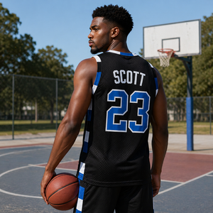 Maillot de basket-ball personnalisé professionnel, vêtements de sport pour hommes, uniforme d'équipe respirant en maille, gilet d'entraînement - Product Image 4