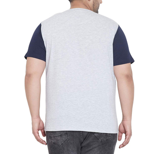 เสื้อยืดโอเวอร์ไซส์ผู้ชาย ผ้าฝ้าย ทรงหลวม แขนสั้น คอกลม สไตล์ลำลอง สตรีทแฟชั่น เนื้อผ้านุ่ม ระบายอากาศดี เหมาะสำหรับใส่ในฤดูร้อน ใส่ได้ทุกวัน ใส่ไปยิมได้ - Product Image 2