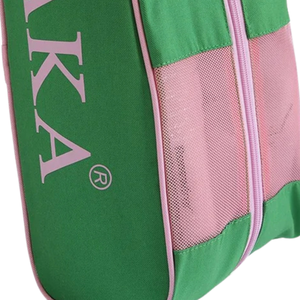 AKA USB Port <b>Backpack</b> Green Pink Laptop <b>School</b> Travel <b>Backpack</b> Embroidered Crest <b>Large</b> Capacity Book Bag with USB Charging Port - Product Image 6