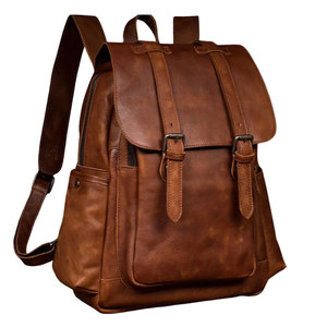 Mochilas de cuero para hombre y mujer, elegantes y a la moda, con diseño sólido, en venta. - Product Image 5