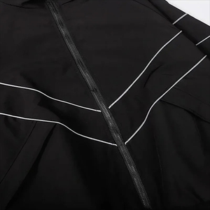 Chaqueta Cortavientos Deportiva Personalizada con Cuello Alto, Cierre de Cremallera, Ligera, Reflectante, Servicio OEM - Product Image 5