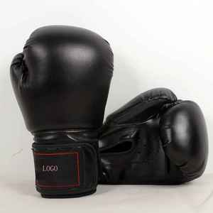 Gants de boxe professionnels en cuir avec logo personnalisé, anti-humidité, pour entraînement, sparring, gym, fitness, kickboxing - Product Image 2