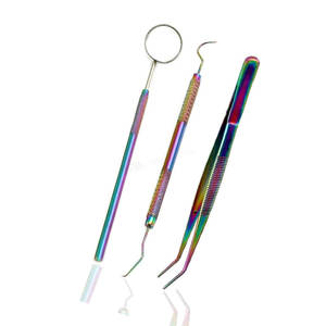 Kit de 3 Piezas para Higiene Dental, Espejo Bucal de Acero Inoxidable Premium, Raspador, Pinzas de Precisión Quirúrgicas - Product Image 6