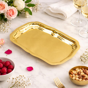 Bandeja de Trabajo de Latón Puro Hecha a Mano con Acabado Antiguo para Decoración de Hogar de Alta Gama y Servicios Profesionales de Hostelería - Product Image 3