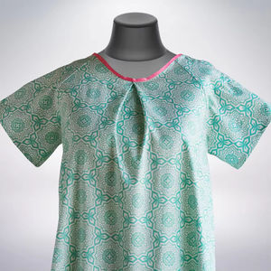 Bata de Paciente a Precio Accesible, Cómoda de Usar, Último Diseño, Bata de Paciente Floral, Bata de Paciente Transpirable al por Mayor - Product Image 2