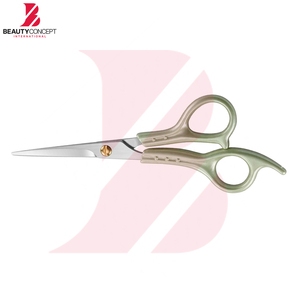 Tijeras de Peluquería con Mango de Plástico y Logotipo Personalizado, Servicio OEM, Tijeras de Acero Inoxidable para Cortar el Cabello, Herramienta Profesional para Peluquería - Product Image 3