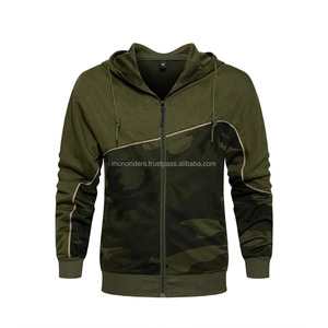 Ensemble de sport d'hiver deux pièces personnalisé pour homme, à séchage rapide, à manches longues, à capuche, respirant, sans couture, pour adultes - Product Image 3