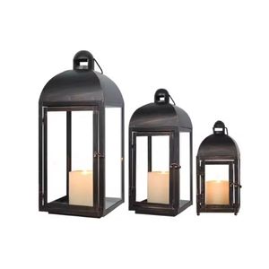 Designer Collection Metal <b>Lantern</b> Premium <b>Candle</b> <b>Holder</b> for Luxury Wedding Garden Restaurant Hotel Party Decor - Product Image 1