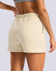 Shorts Ligeros y Elegantes para Mujer, con Logotipo Personalizado, Cintura Elástica y Bolsillos Laterales, Shorts de Verano para Mujer 2026 - Product Image 4