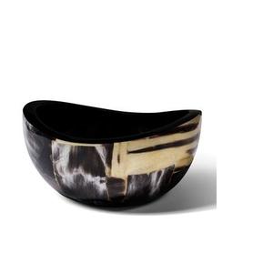 Bol en corne de haute qualité avec cuillère, nouveau bol à caviar en corne avec taille personnalisée pour la maison, les restaurants et les fêtes - Product Image 1