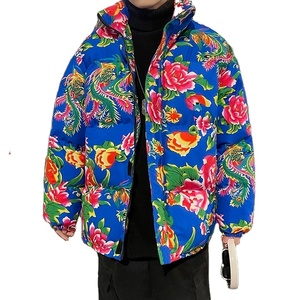 2024 ropa de calle para hombre Hip Hop Parka ropa tradicional china chaquetas acolchadas - Product Image 1