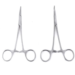 คีมหนีบหลอดเลือด AMETRINE SURGICAL แบบแมนนวล ทำจากสแตนเลส ปลายโค้ง ขนาด 12.5 ซม. ได้รับการรับรองมาตรฐาน CE ระดับ Class I - Product Image 4