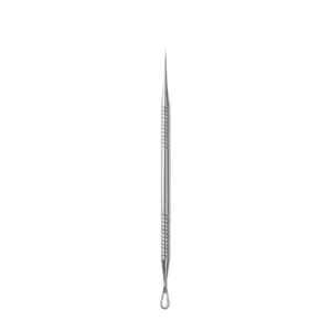 Aiguille d'extraction de points noirs et d'acné de précision, 14 cm, en acier inoxydable, double extrémité, outil de soin du visage - Product Image 5
