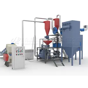 Mesin daur ulang ACP yang dihapus kemasan Blister mesin pemisah plastik aluminium penggilingan Foil Film aluminium dan tanaman penyortiran