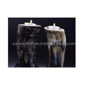 Attrayant Corne Bougeoir De Noël Corne Décorative Votive Bougeoir Designer Indien Top Qualité Corne T-Lite Titulaires - Product Image 1
