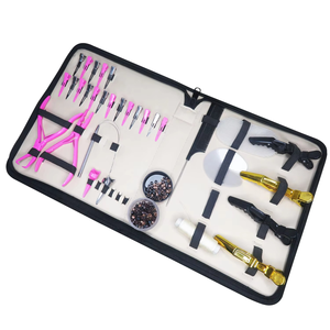 Outils et kits d'extension de cheveux pour salon, accessoires, pinces en acier inoxydable, légères, de haute qualité, prix raisonnable pour un usage domestique - Product Image 6