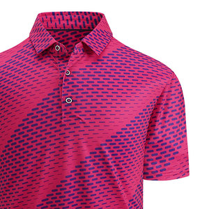 Chemise de golf décontractée unie de haute qualité pour hommes, avec logo personnalisé, poche, coupe classique, en polyester/coton, professionnelle, nouvelle collection, vente en gros - Product Image 4