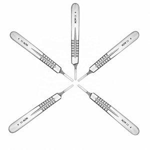 MJW INTERNATIONAL No. 4 mangores de bisturí quirúrgico de acero inoxidable reutilizables, instrumento quirúrgico manual para uso médico y clínico - Product Image 3