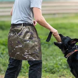 Tablier pour chien en polyester imperméable de haute qualité, motif camouflage, avec ceinture élastique réglable, pour l'apprentissage de la propreté et les friandises - Product Image 2