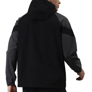 Blouson d'hiver chaud zippé coupe-vent personnalisé pour homme, veste softshell matelassée grande taille, blouson bomber vierge pour homme - Product Image 4