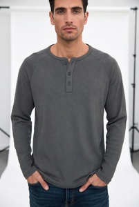 เสื้อเชิ้ตแขนยาวผู้ชาย สีพื้น ทรงปกติ ผ้าฝ้ายพรีเมียม สวมใส่สบาย - Product Image 1