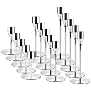 <b>Brass</b> Gold-Plated Handmade Tiered Candle <b>Holders</b> Wholesale | Home Decoration <b>Candlestick</b> Set From India - Product Image 3