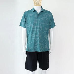 Chemises polo de sport pour hommes, personnalisables en gros à bas prix, de haute qualité, élastiques, respirantes, durables, en tissu frais, pour le golf et la pêche - Product Image 1