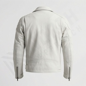 Veste de moto en cuir véritable pour homme de qualité supérieure, nouvelle arrivée, vestes de moto d'hiver, protections amovibles, personnalisables - Product Image 2