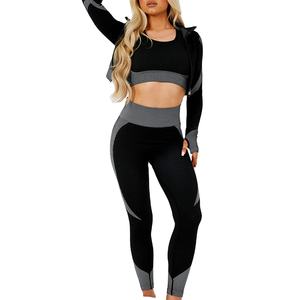 Nouvelle Collection 2026 – Ensembles de Yoga Sans Couture Personnalisés OEM pour Femmes – Tenue de Sport Respirante Taille Haute pour la Gym et l'Entraînement - Product Image 2