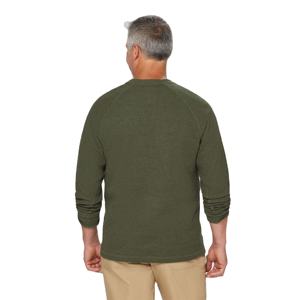 T-shirt pour homme à manches longues, prix bas, haute qualité, 100% coton, motif uni, col rond, écologique, séchage rapide, respirant - Product Image 4