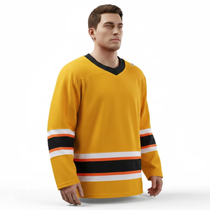 Maillot de hockey respirant de haute qualité, grande taille, léger, unisexe, vêtements de sport au design unique - Product Image 2