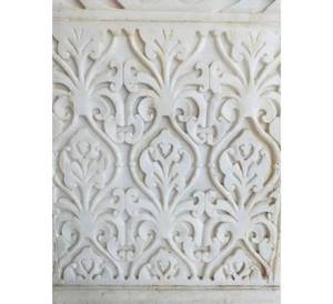 Accessoires de conception de temple en marbre blanc les plus vendus avec des sculptures complexes personnalisées pour la maison et le bureau - Product Image 1