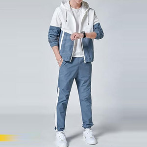 Conjunto de Chaqueta y Pantalón Impermeable para Hombre, Traje Cortavientos Deportivo para Correr y Entrenar - Product Image 4