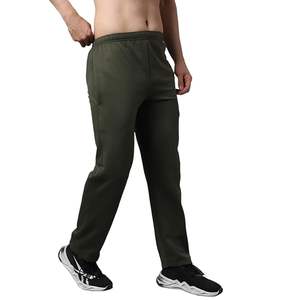 Pantalones Jogger con Paneles Laterales Acanalados para Hombre, Pantalones Deportivos Casuales, Corte Ajustado, Puños Elásticos, Detalle Elástico - Product Image 2
