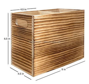 Porte-ustensiles en bois, organisateur d'outils de cuisine en bois naturel - Product Image 5