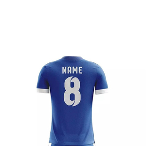 Tenue de football de haute qualité, vêtements d'équipe, uniforme de football en tissu polyester doux pour les matchs de compétition et les entraînements quotidiens - Product Image 5